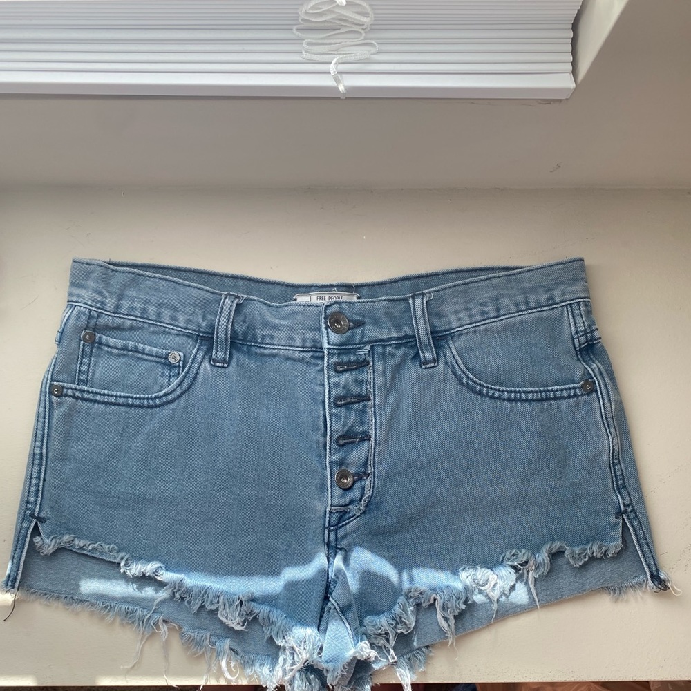Free People Jean shorts
